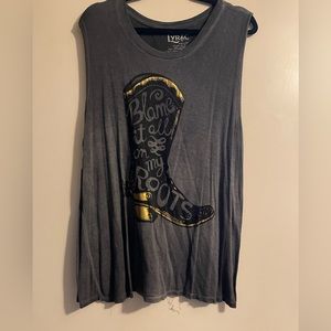 Lyric tank top size 2x